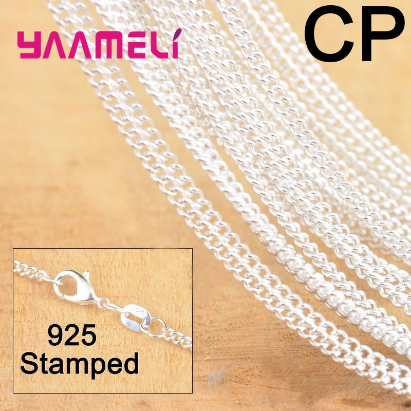 10PCS Hot Sale 18 Inch 925 Ste - Lobster Clasp Silver ulasan dan harga