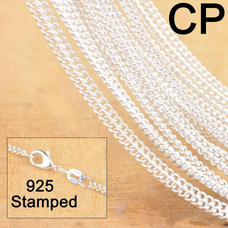 10PCS Hot Sale 18 Inch 925 Ste - Lobster Clasp Silver ulasan dan harga