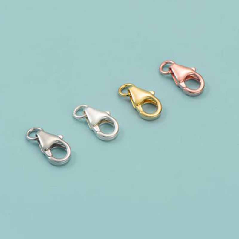 2pcs Genuine Real Pure Solid 9 - Lobster Clasp Silver ulasan dan harga