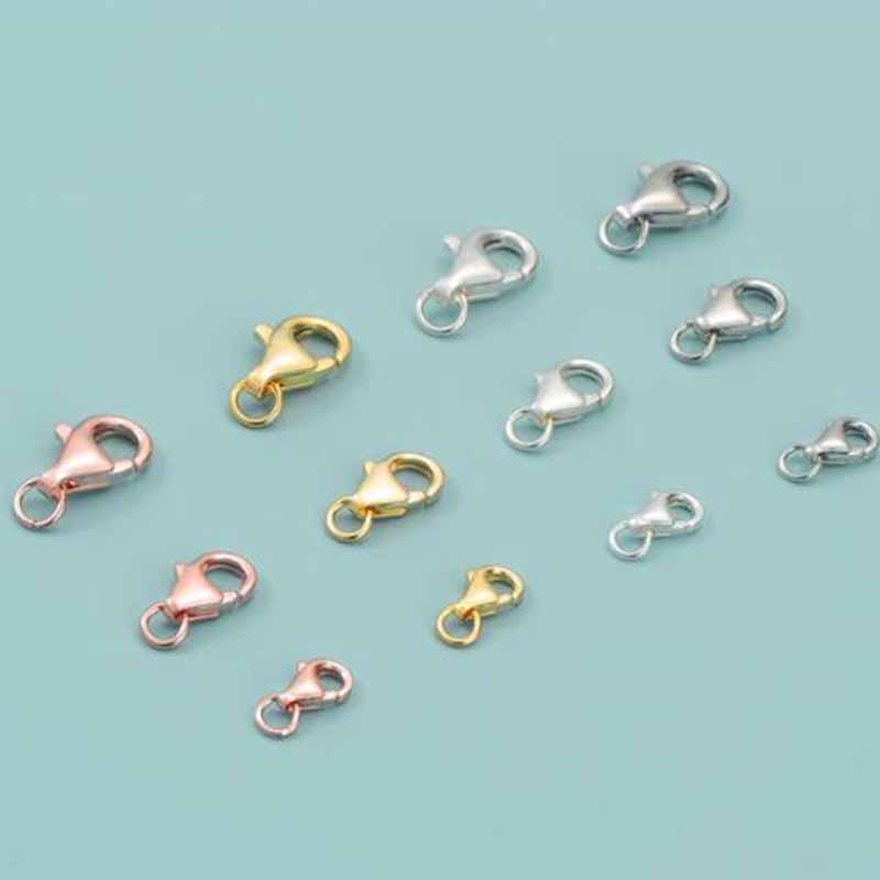 2pcs Genuine Real Pure Solid 9 - Lobster Clasp Silver ulasan dan harga