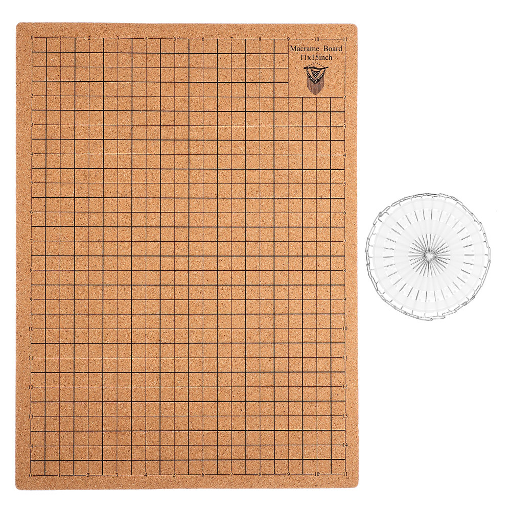 Cork Macrame Board with Grid P - Jewelry Making Board ulasan dan harga