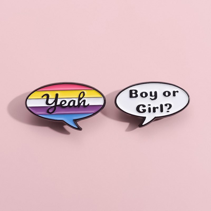 Cartoon Letter Metal Brooch Ra - Jewelry Making History ulasan dan harga