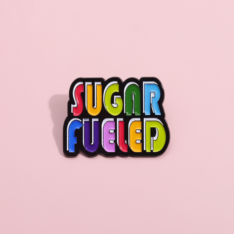 Cartoon Letter Metal Brooch Ra - Jewelry Making History ulasan dan harga