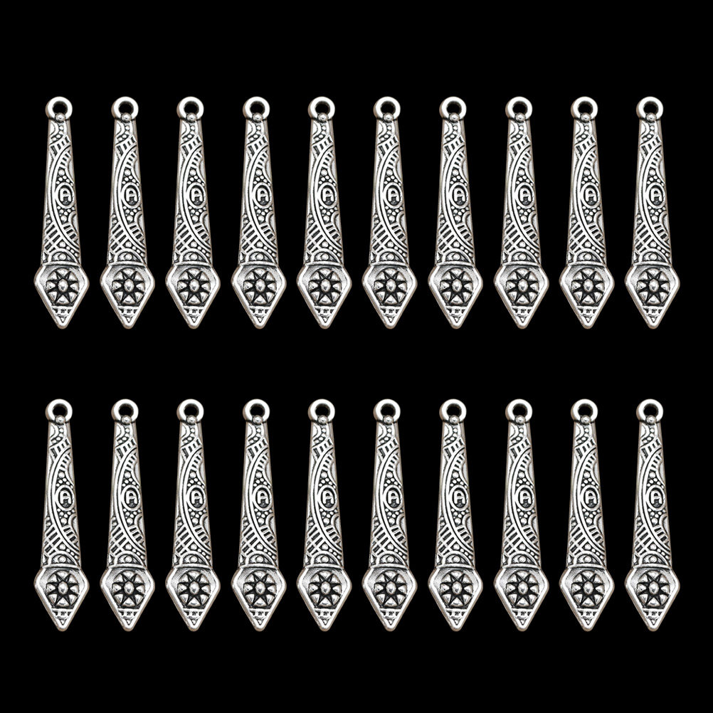 20Pcs Alloy Torch Charm Pendan - Jewelry Making Torch ulasan dan harga