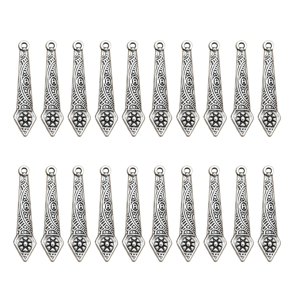 20Pcs Alloy Torch Charm Pendan - Jewelry Making Torch ulasan dan harga
