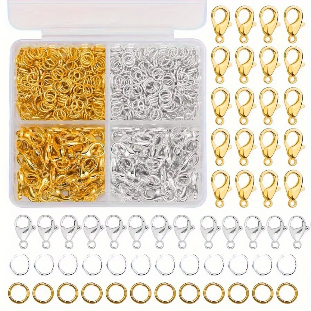 350/500 Pieces A Combination S - Lobster Clasp Silver ulasan dan harga