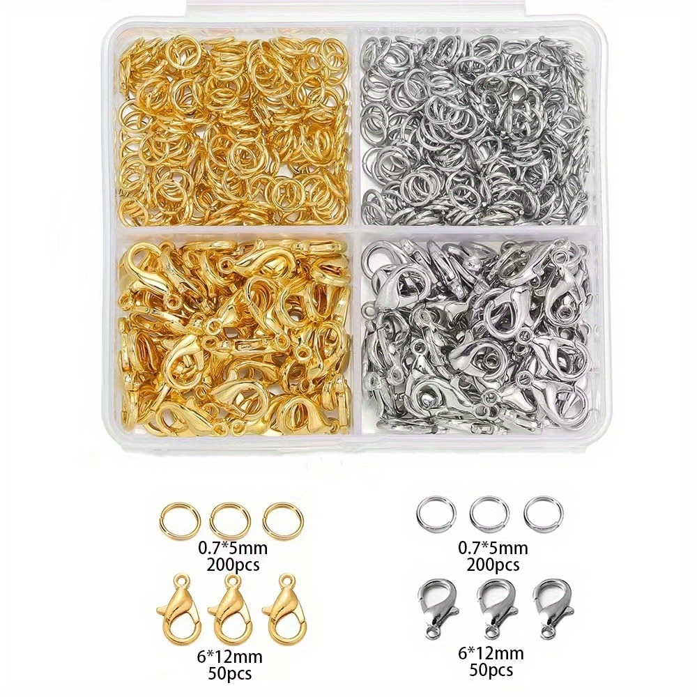 350/500 Pieces A Combination S - Lobster Clasp Silver ulasan dan harga