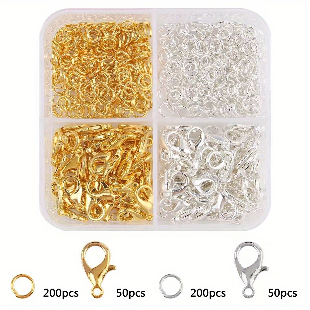 350/500 Pieces A Combination S - Lobster Clasp Silver ulasan dan harga