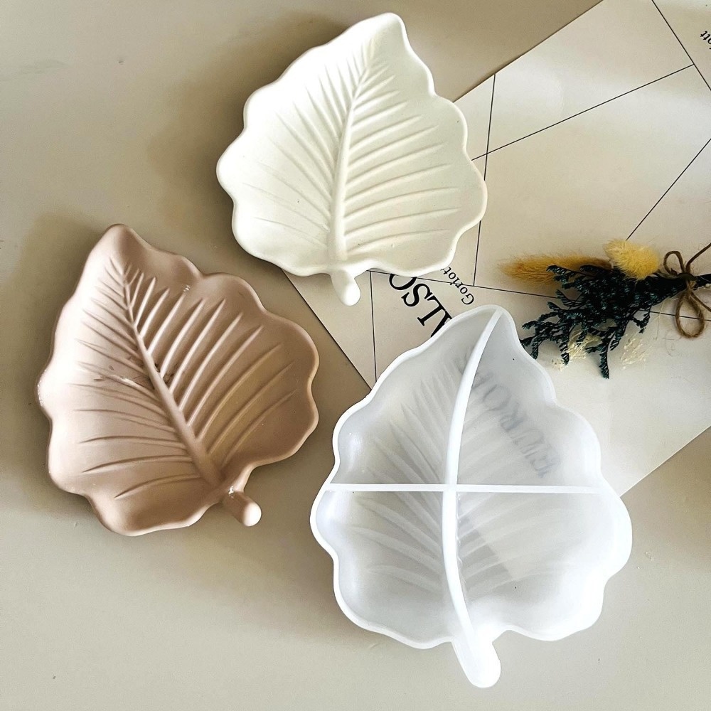Leaf-shaped tray mold, leaf-sh - Jewelry Making Board ulasan dan harga
