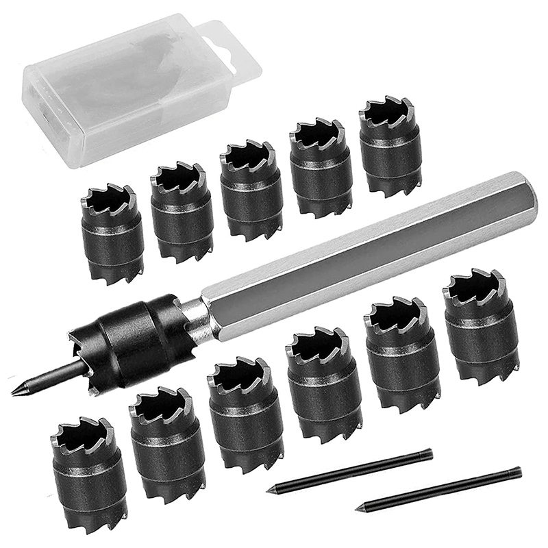 14-Piece Double-Sided 3/8Inch  - Jewelry Making Drill ulasan dan harga