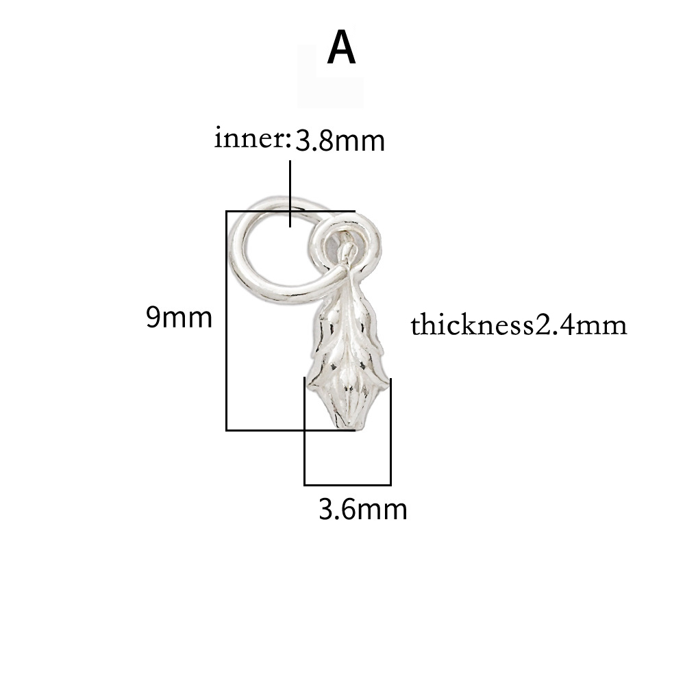 925 Silver Feather Leaf Branch - Jewelry Making In La ulasan dan harga