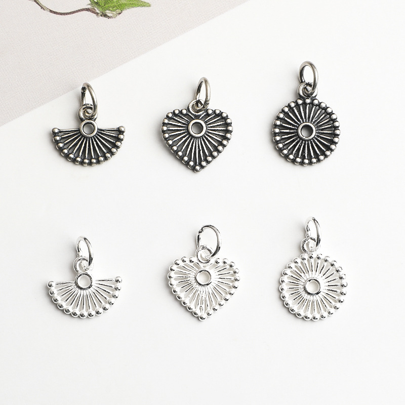 925 Silver Pendant Hollowed-ou - Jewelry Making In La ulasan dan harga