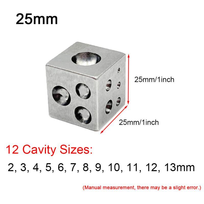 Dapping Block Square with Poli - Jewelry Making Torch ulasan dan harga