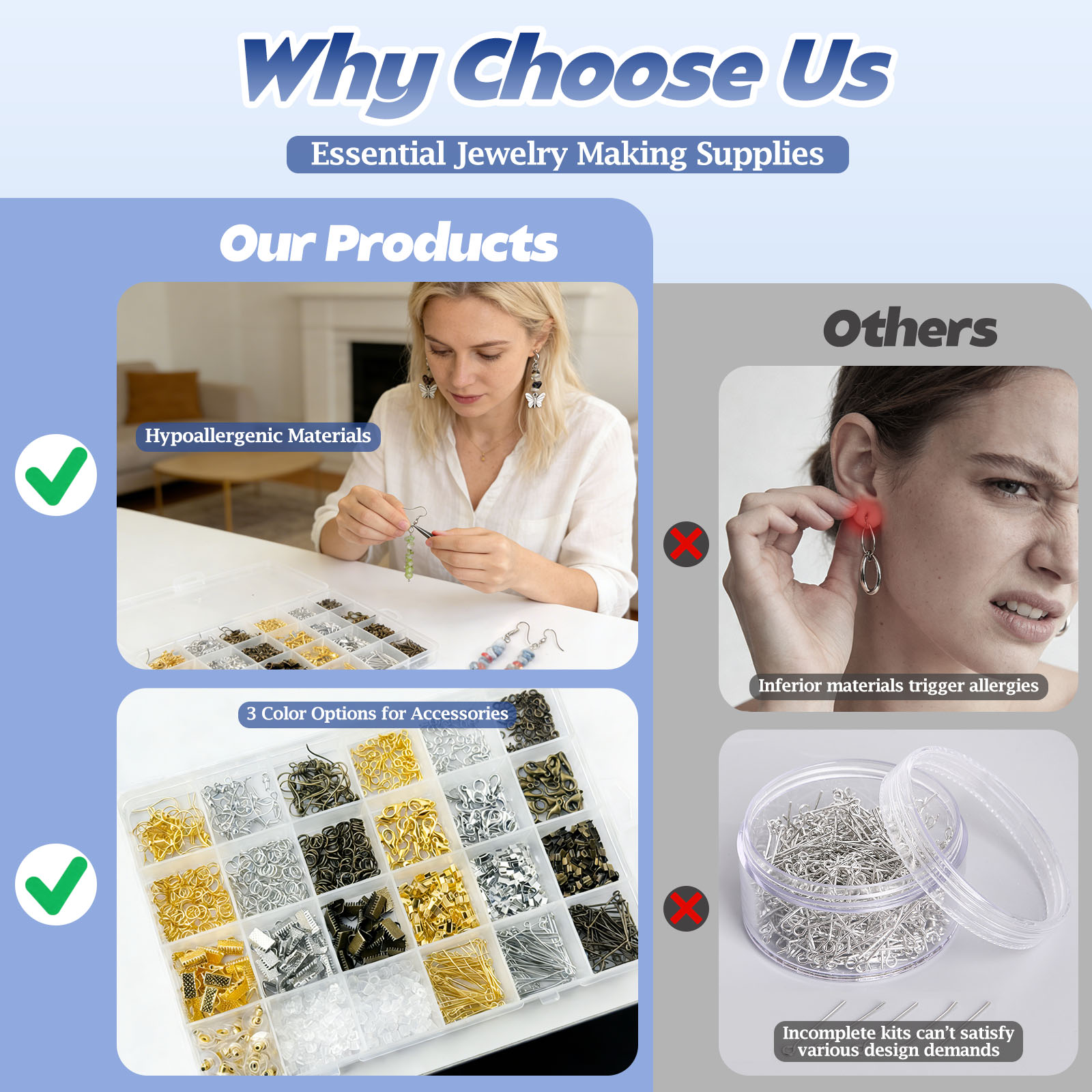 Hypoallergenic Earring Making  - Jewelry Making At Home ulasan dan harga