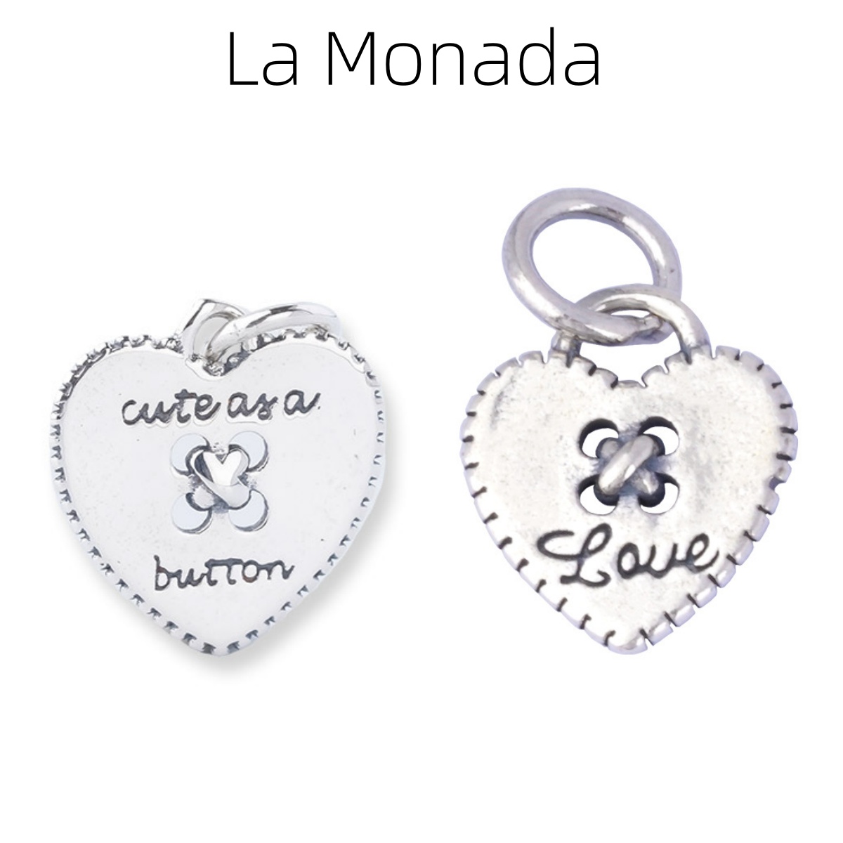 925 Sterling Silver Heart Butt - Jewelry Making In La ulasan dan harga