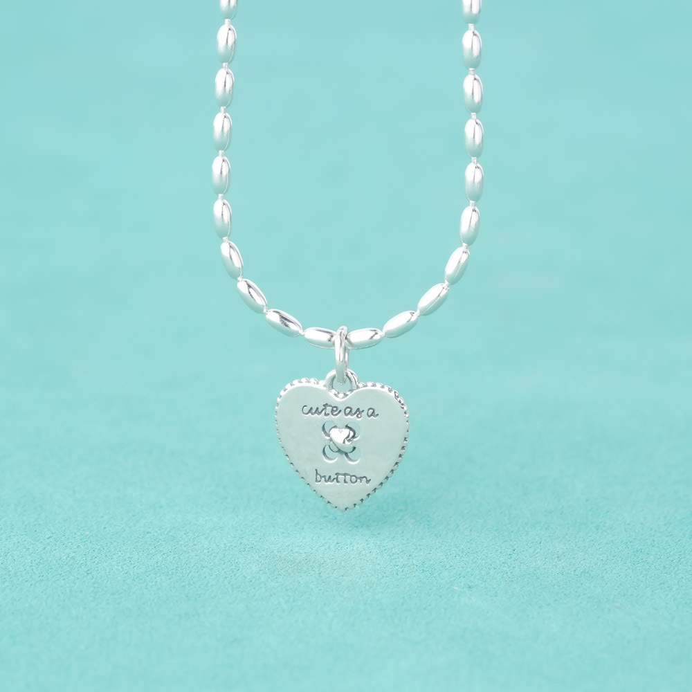 925 Sterling Silver Heart Butt - Jewelry Making In La ulasan dan harga