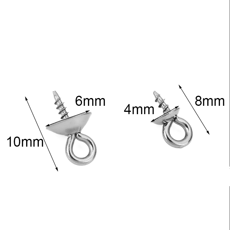 20pcs Stainless Steel Pearl Pe - Jewelry Making Drill ulasan dan harga