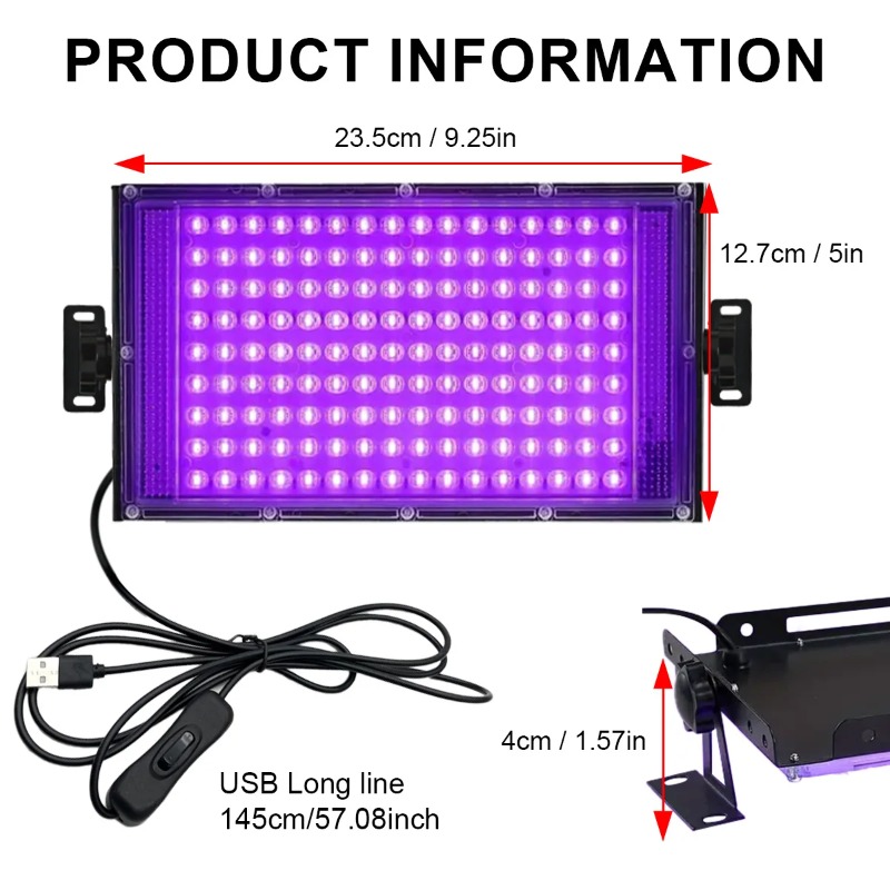 Ultra Bright LED UV Curing Lam - Jewelry Making Dc ulasan dan harga