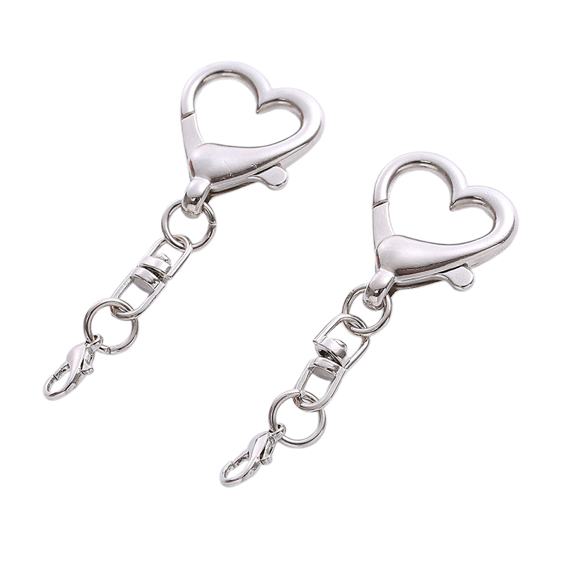 10/20/50Pieces Unique Alloy He - Lobster Clasp Silver ulasan dan harga