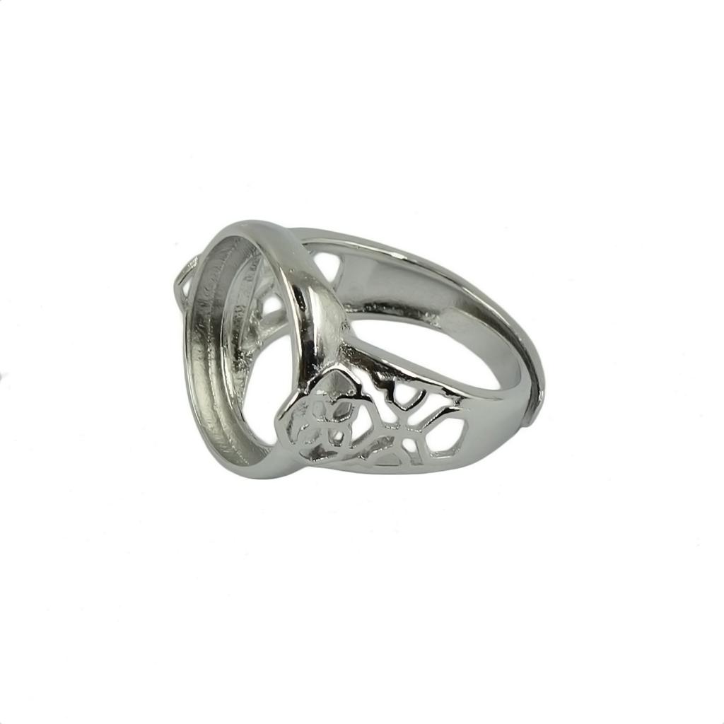 Silver Brass Adjustable Ring B - Jewelry Making At Home ulasan dan harga