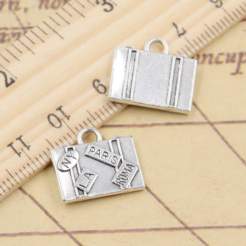 10pcs Charms Travel Bags New Y - Jewelry Making In La ulasan dan harga