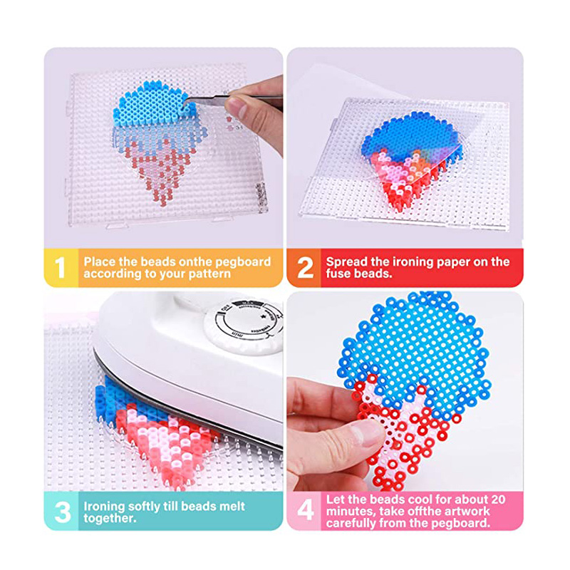 4Pcs 2.6mm Hama Beads Square L - Jewelry Making Board ulasan dan harga