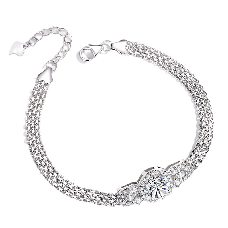 New 2 Carat D Color VVS1 Moiss - Lobster Clasp Silver ulasan dan harga