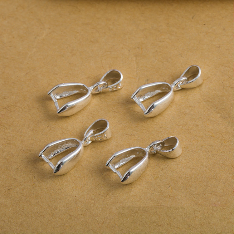 10Pcs 925 Stering Silver Plate - Lobster Clasp Silver ulasan dan harga
