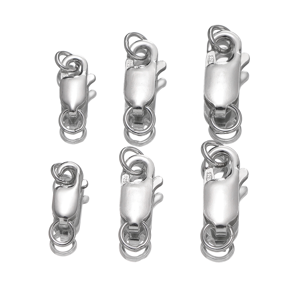 2Pcs Solid Silver Lobster Clas - Lobster Clasp Silver ulasan dan harga