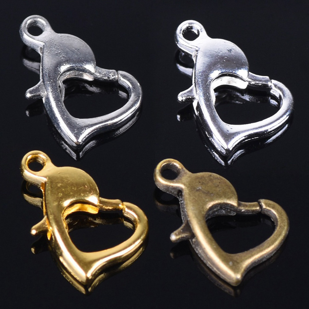 30pcs 12x8mm Gold/Silver/Bronz - Lobster Clasp Silver ulasan dan harga