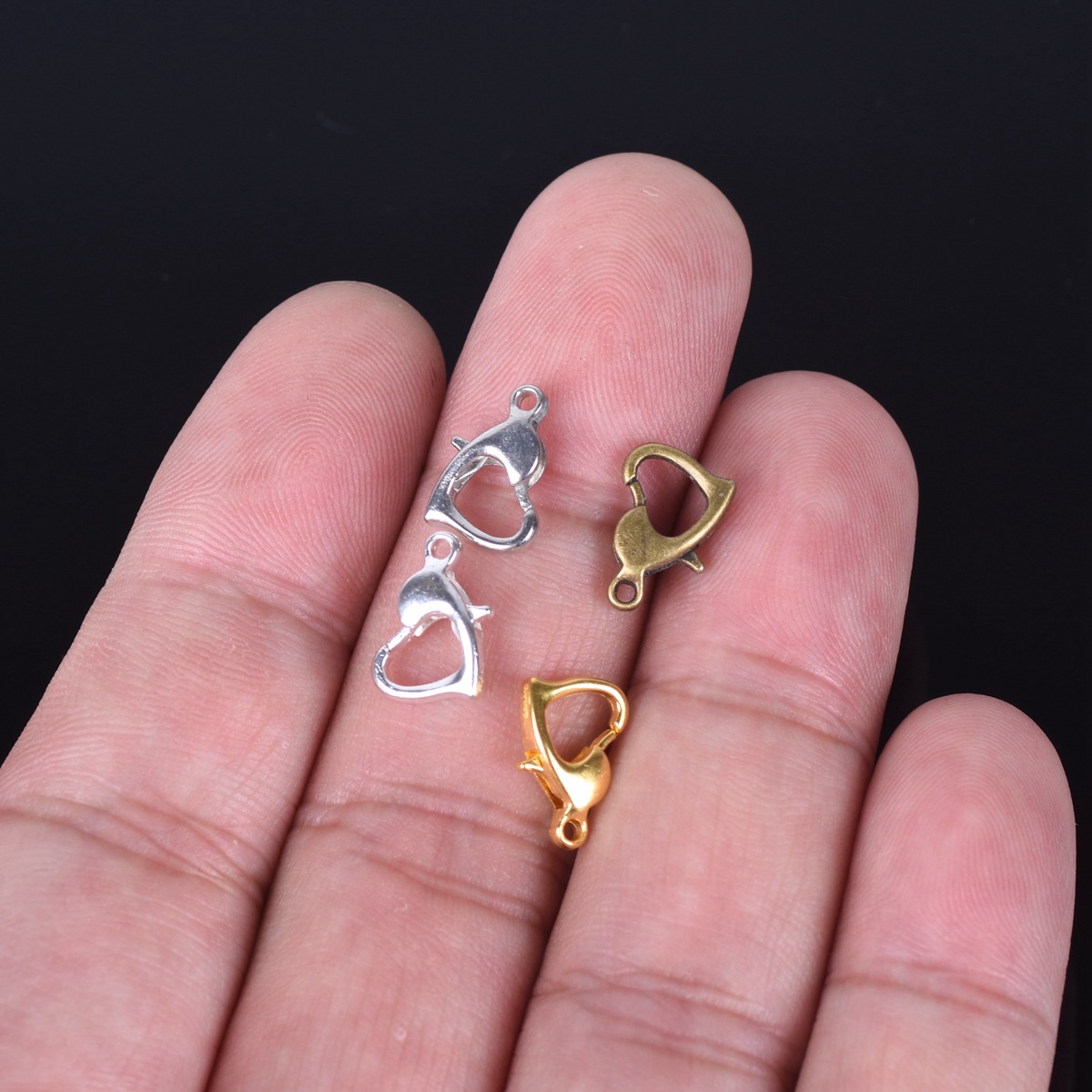 30pcs 12x8mm Gold/Silver/Bronz - Lobster Clasp Silver ulasan dan harga