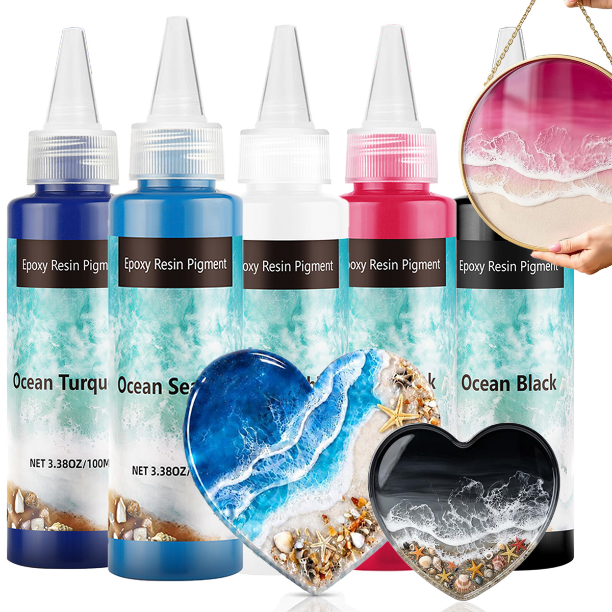 Deep Blue Epoxy Resin Pigment  - Jewelry Making Board ulasan dan harga