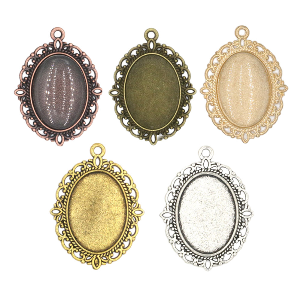 50Pcs Gemstone Pendant Vintage - Jewelry Making Gemstones ulasan dan harga