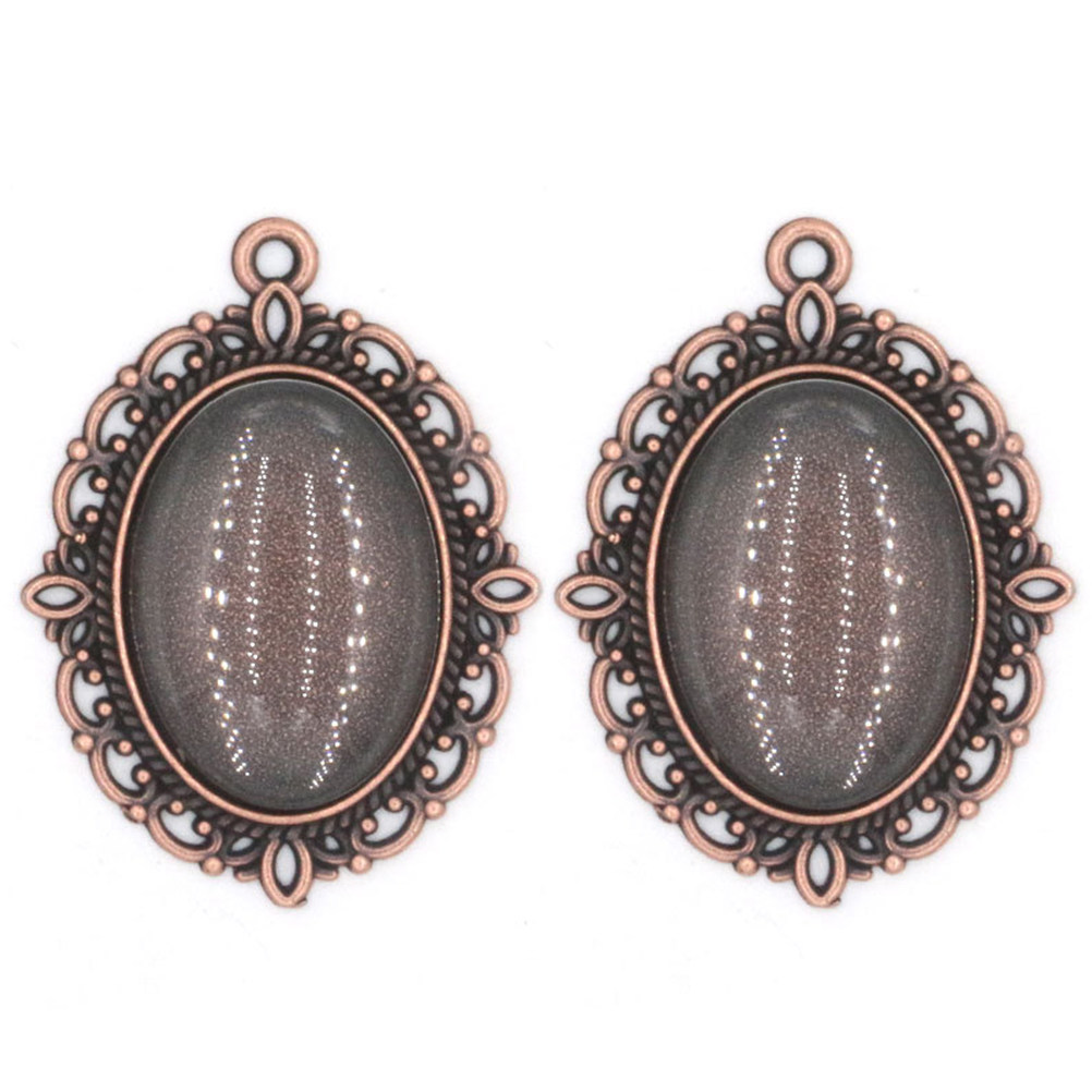 50Pcs Gemstone Pendant Vintage - Jewelry Making Gemstones ulasan dan harga