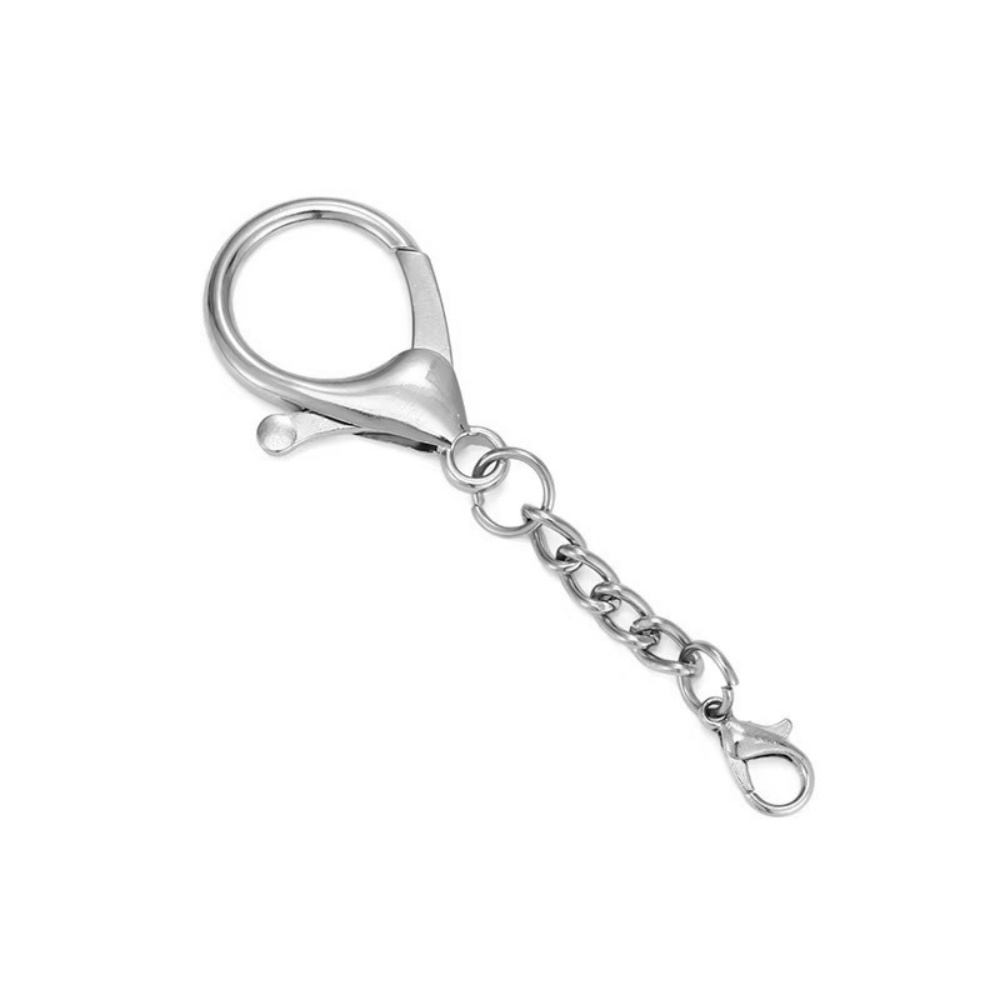 10Pcs Silver Color Large Lobst - Lobster Clasp Silver ulasan dan harga